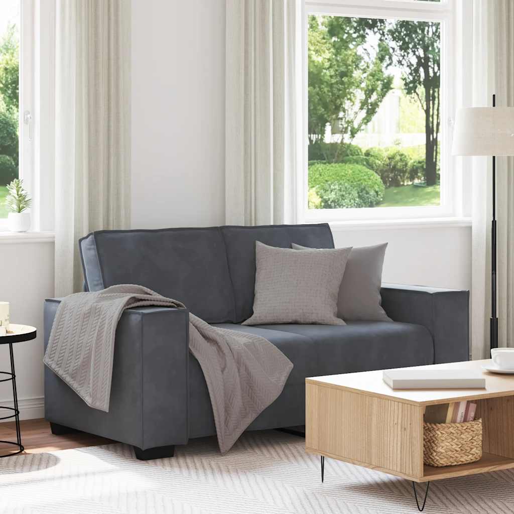 vidaXL Fauteuil 100x78x84 cm fluweel lichtgrijs