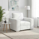 vidaXL Bank Crème 99 x 80 x 84 cm Stof