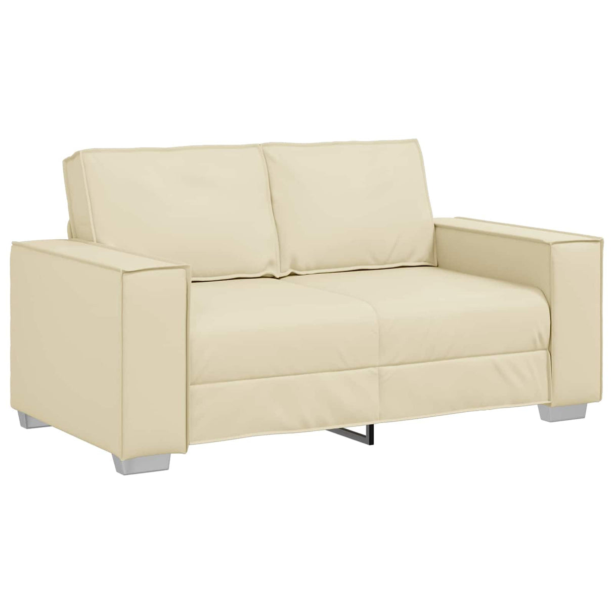 vidaXL Bank Crème 99 x 80 x 84 cm Stof