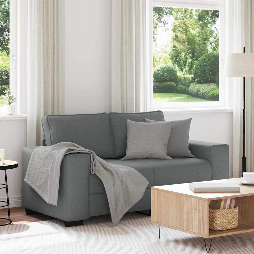 vidaXL Fauteuil 100x77x82 cm stof lichtgrijs