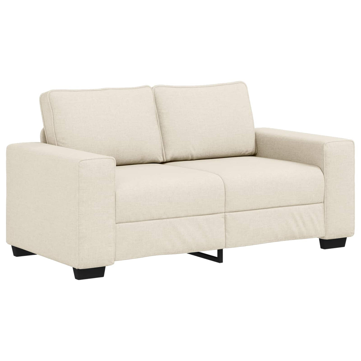 vidaXL Banque 2 pcs Beige 221 x 80 x 82 cm Linnenmix Stoffen