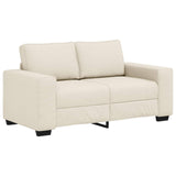 vidaXL Banque 2 pcs Beige 221 x 80 x 82 cm Linnenmix Stoffen