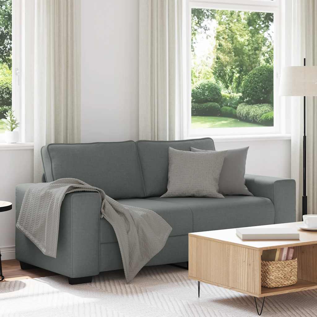 vidaXL Fauteuil 100x77x82 cm stof lichtgrijs