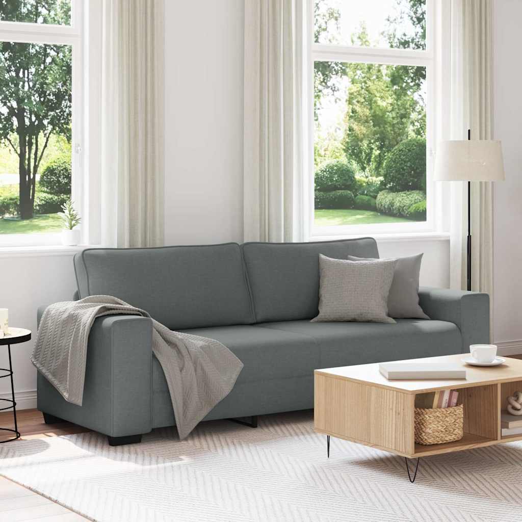 vidaXL Fauteuil 100x77x82 cm stof lichtgrijs