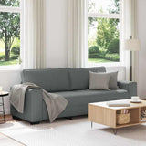 vidaXL Fauteuil 100x77x82 cm stof lichtgrijs