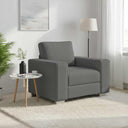 vidaXL Bank Lichtgrijs 100 x 80 x 82 cm Stof