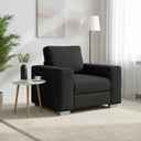 vidaXL Bank Lichtgrijs 100 x 80 x 82 cm Stof