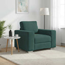 vidaXL Bank Lichtgrijs 100 x 80 x 82 cm Stof