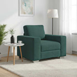 vidaXL Bank Lichtgrijs 100 x 80 x 82 cm Stof
