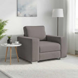 vidaXL Bank Lichtgrijs 100 x 80 x 82 cm Stof