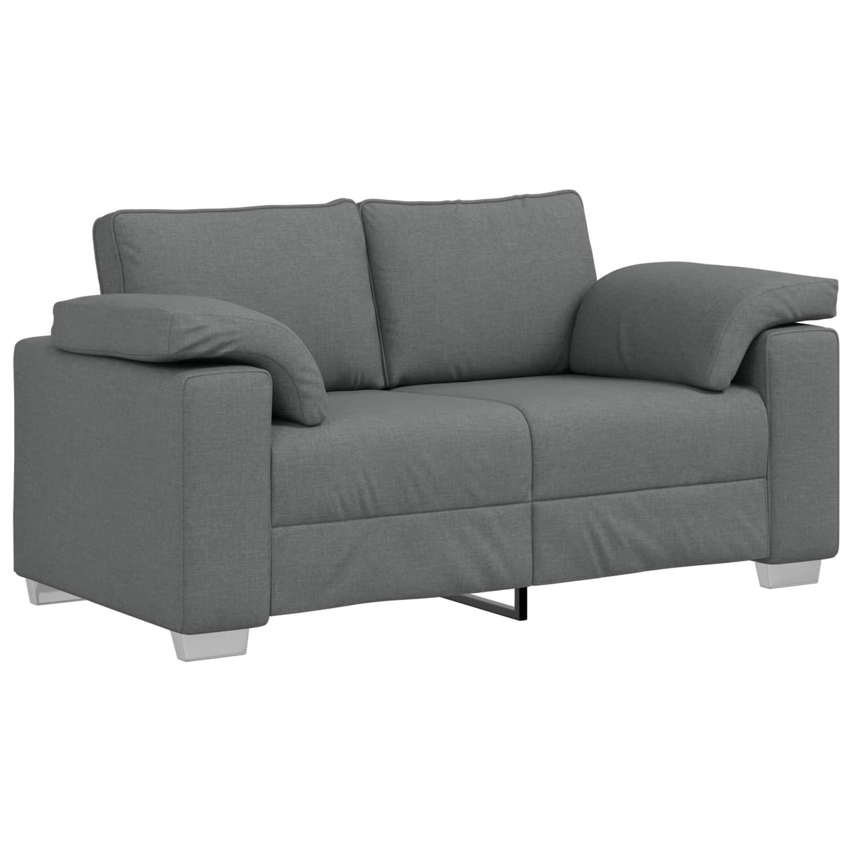 vidaXL Bank Lichtgrijs 100 x 80 x 82 cm Stof