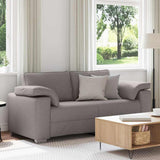 vidaXL Bank Lichtgrijs 100 x 80 x 82 cm Stof