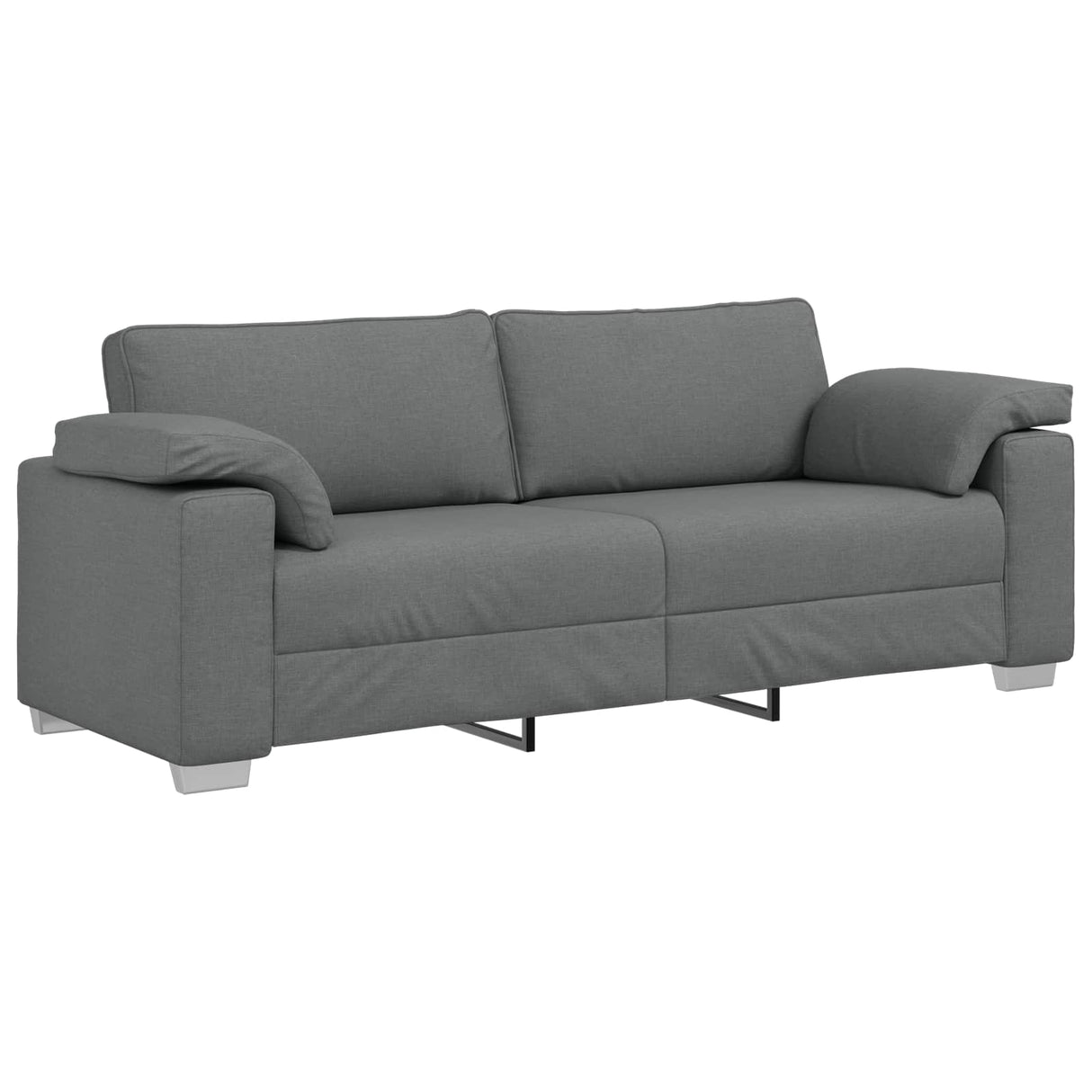 vidaXL Bank Lichtgrijs 100 x 80 x 82 cm Stof