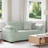 vidaXL Fauteuil 100x77x82 cm fluweel lichtgrijs