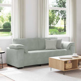 vidaXL Fauteuil 100x77x82 cm fluweel lichtgrijs