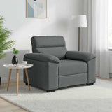vidaXL Armchair 100x81x84 cm fabric light grey