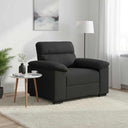 vidaXL Armchair 100x81x84 cm fabric light grey
