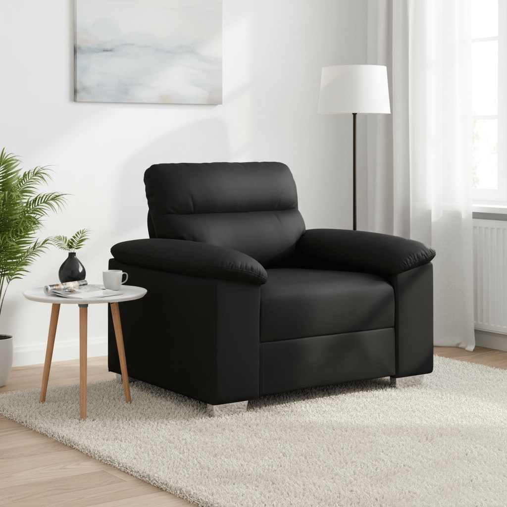 vidaXL Fauteuil Cappuccino 100x81x84 cm kunstleer