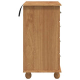 vidaXL Ladeblok ASKIM Bruin 45,8 x 40 x 79 cm Massief grenenhout