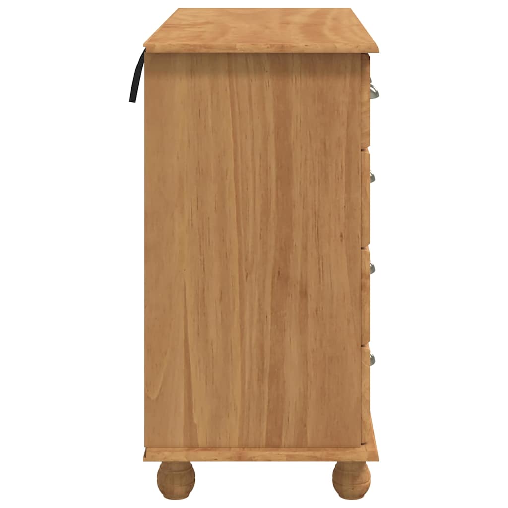 vidaXL Ladeblok ASKIM Bruin 91 x 40 x 79 cm Massief grenenhout