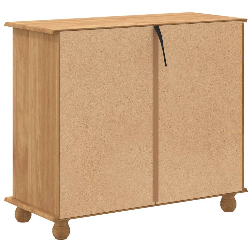 vidaXL Ladeblok ASKIM Bruin 91 x 40 x 79 cm Massief grenenhout