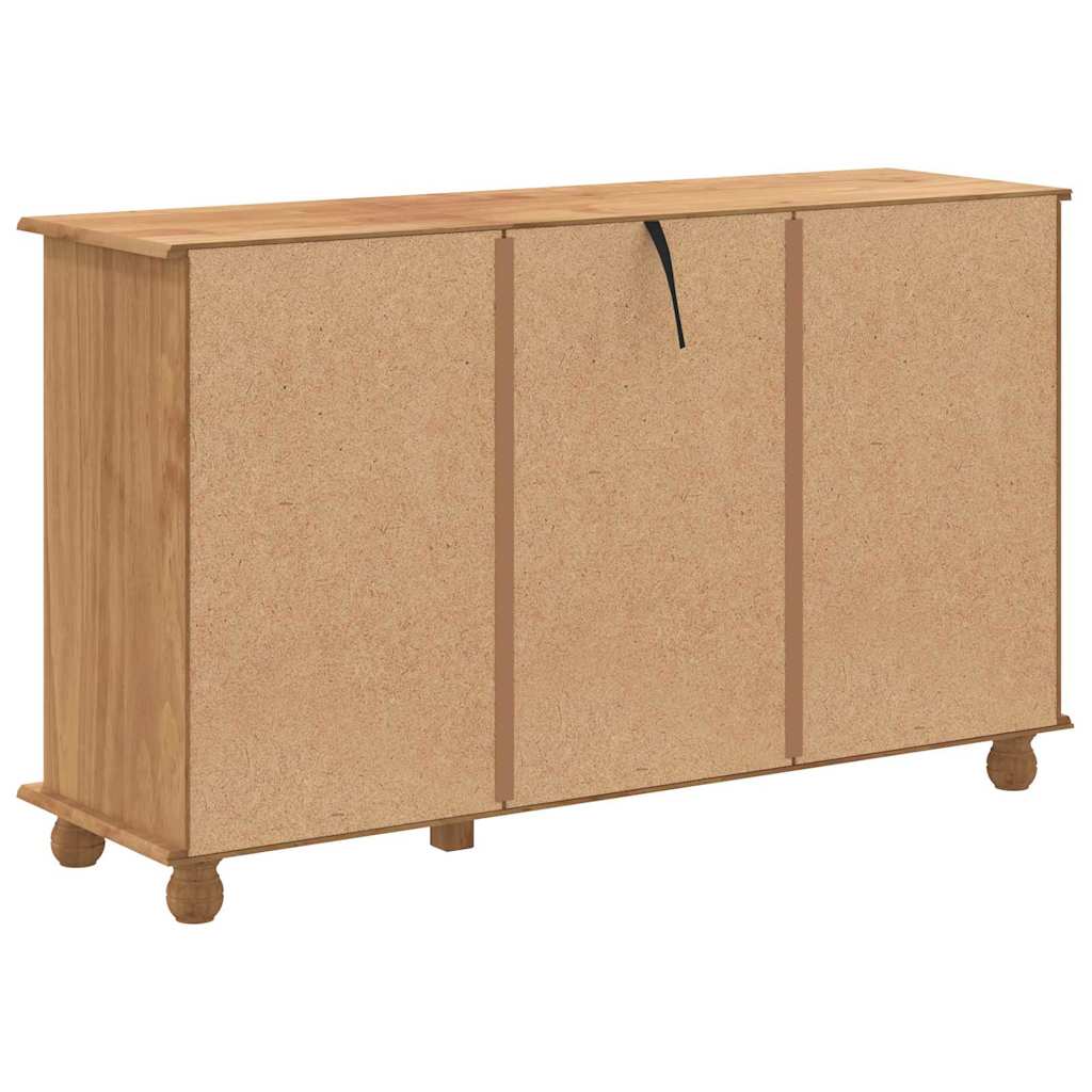 vidaXL Ladeblok ASKIM Bruin 79 x 40 x 133,5 cm Massief grenenhout
