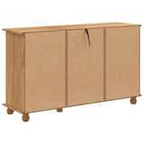 vidaXL Ladeblok ASKIM Bruin 79 x 40 x 133,5 cm Massief grenenhout