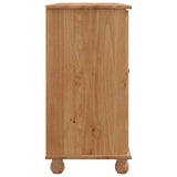 vidaXL Sideboard with Drawer ASKIM 133.5 x 40 x 79 cm Solid Pinewood