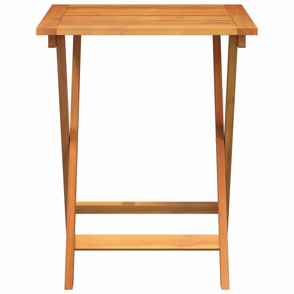 vidaXL Garden Table Natural 60 x 60 x 72 cm Solid Acacia Wood