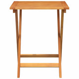 vidaXL Garden Table Natural 60 x 60 x 72 cm Solid Acacia Wood