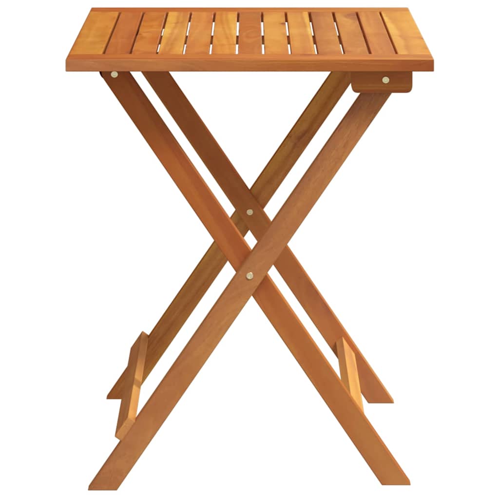 vidaXL Garden Table Natural 60 x 60 x 72 cm Solid Acacia Wood