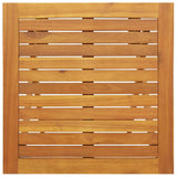 vidaXL Garden Table Natural 60 x 60 x 72 cm Solid Acacia Wood