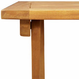 vidaXL Garden Table Natural 60 x 60 x 72 cm Solid Acacia Wood