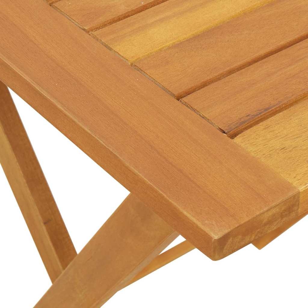 vidaXL Garden Table Natural 60 x 60 x 72 cm Solid Acacia Wood