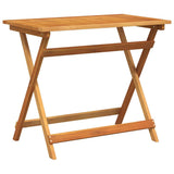 vidaXL Bistroset 5 pcs Olie Natuurlijk Massief Acacia Hout