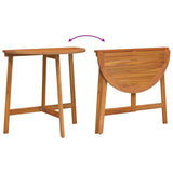 vidaXL Bistroset 3 pcs Olie Natuurlijk Massief Acacia Hout