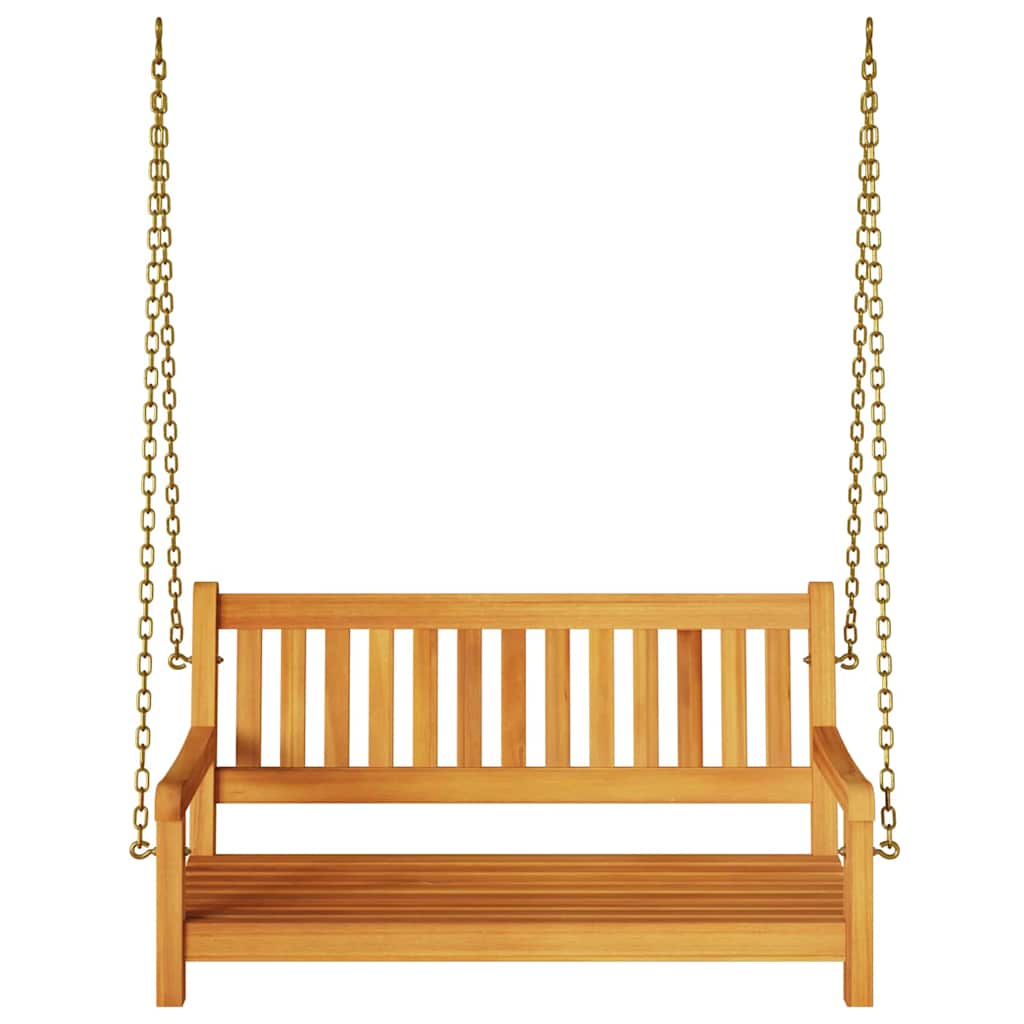 vidaXL Schommelbank Bruin 110 x 56 x 58.5 cm Massief Acacia Hout