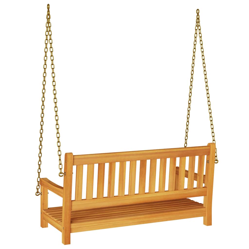 vidaXL Schommelbank Bruin 110 x 56 x 58.5 cm Massief Acacia Hout