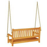 vidaXL Schommelbank Bruin 110 x 56 x 58.5 cm Massief Acacia Hout