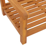 vidaXL Schommelbank Bruin 110 x 56 x 58.5 cm Massief Acacia Hout