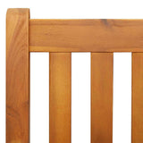vidaXL Schommelbank Bruin 110 x 56 x 58.5 cm Massief Acacia Hout