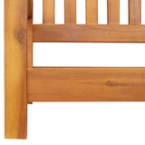 vidaXL Schommelbank Bruin 110 x 56 x 58.5 cm Massief Acacia Hout