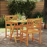 vidaXL Tuinstoelen 2 st massief acaciahout