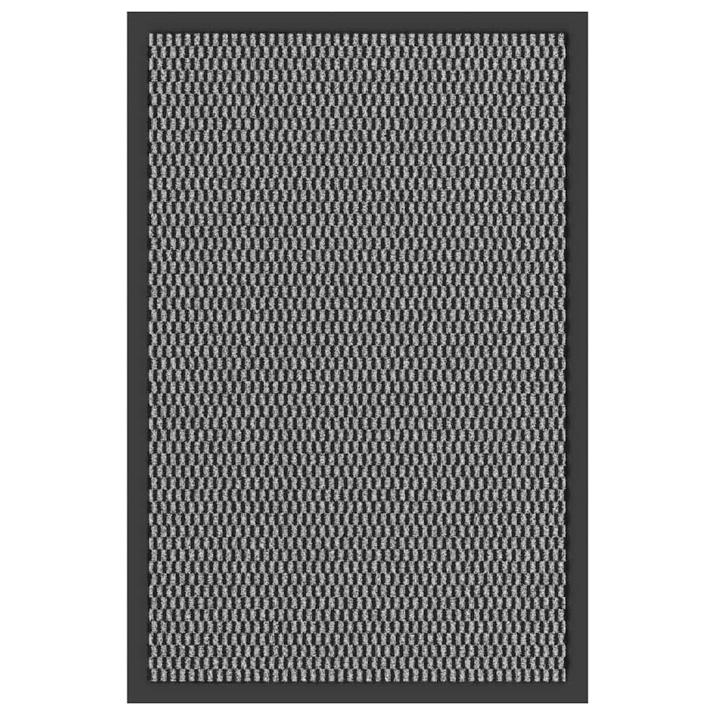 vidaXL Deurmat 40x60 cm antracietkleurig