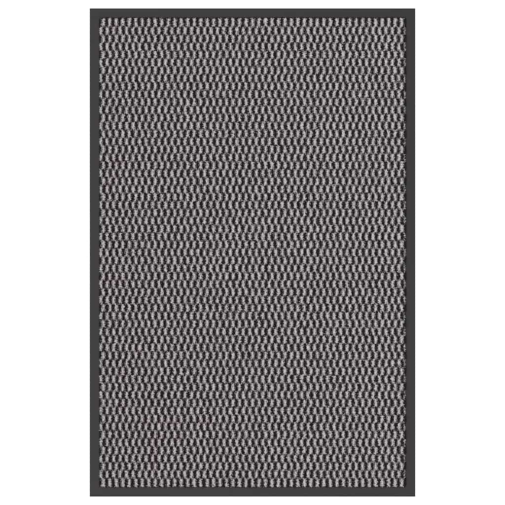 vidaXL Deurmat 40x60 cm antracietkleurig