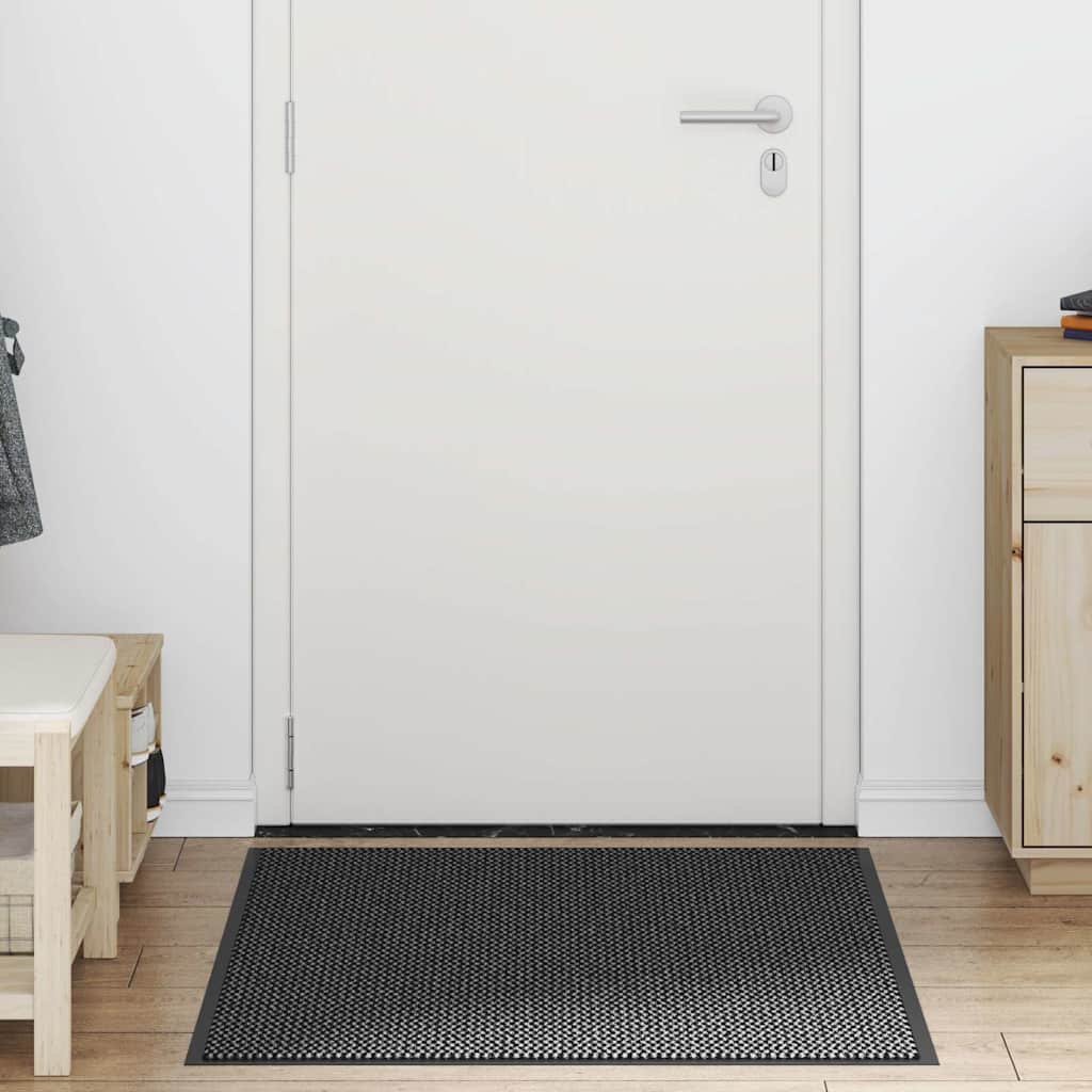 vidaXL Deurmat 40x60 cm antracietkleurig