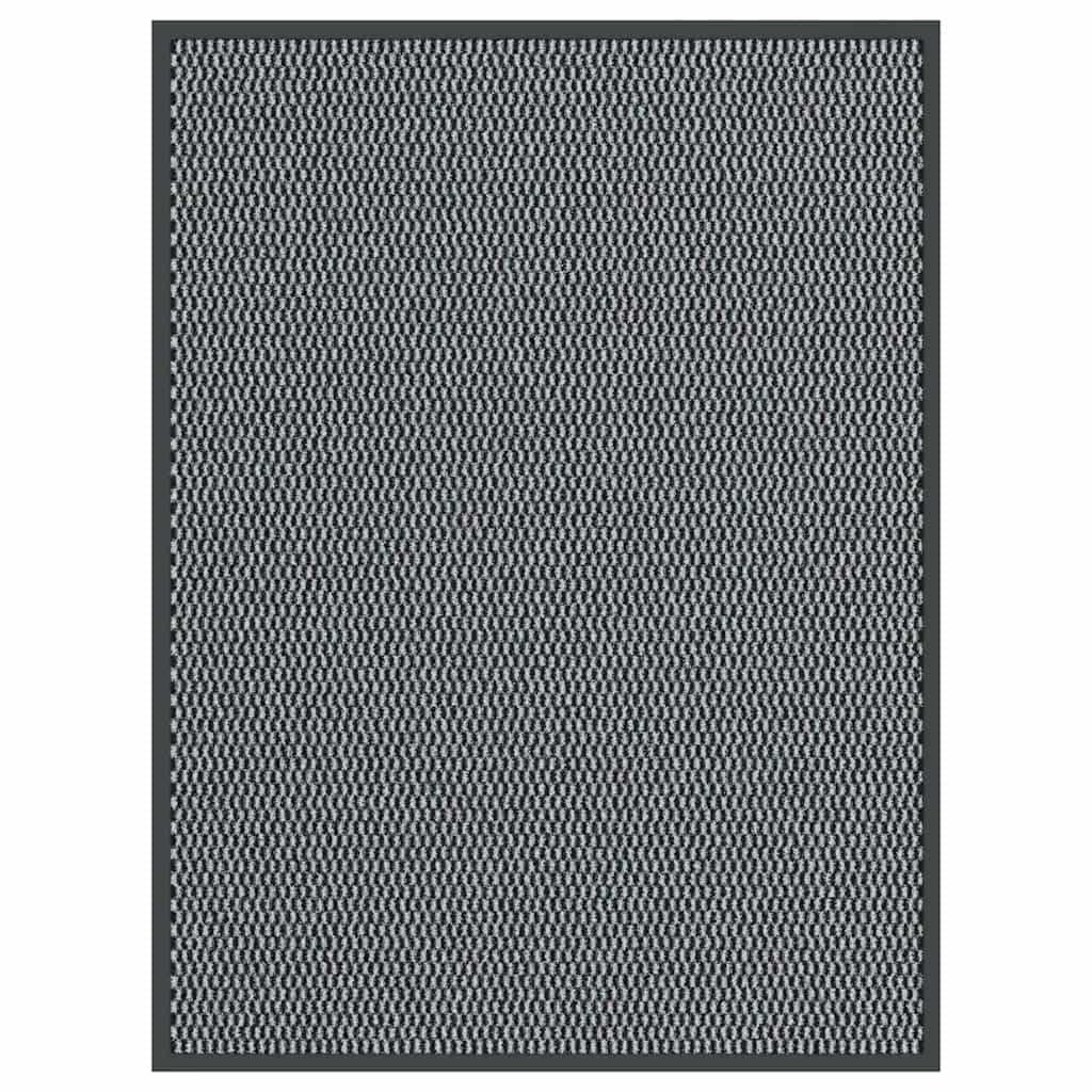 vidaXL Deurmat 40x60 cm antracietkleurig