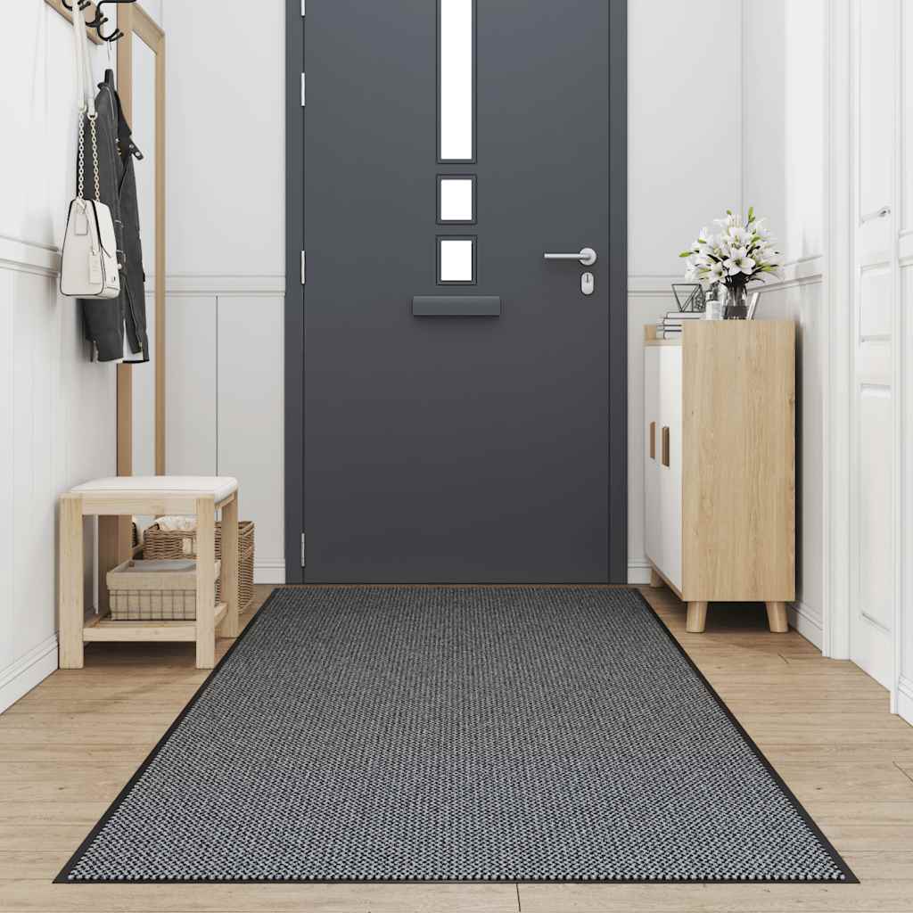vidaXL Deurmat 40x60 cm antracietkleurig