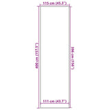 vidaXL Deurmat 40x60 cm antracietkleurig