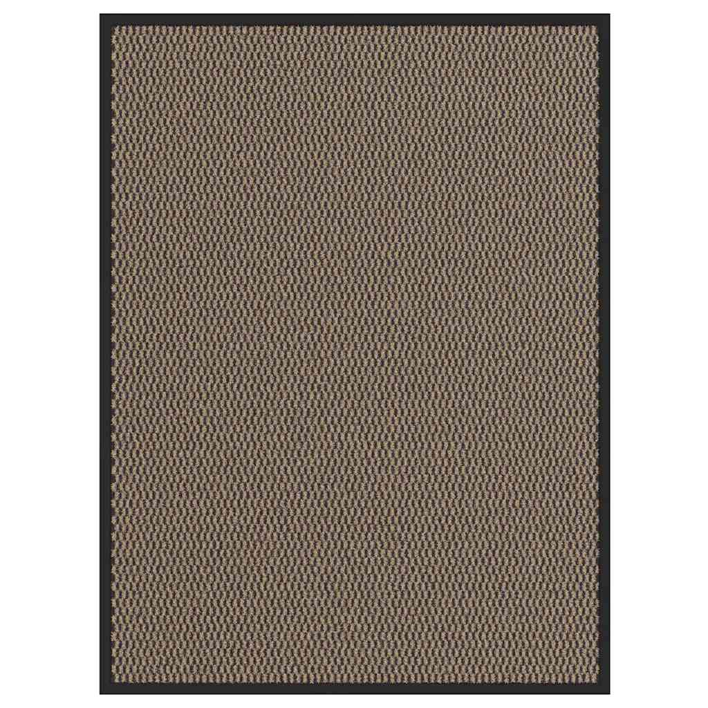 vidaXL Deurmat 40x60 cm antracietkleurig